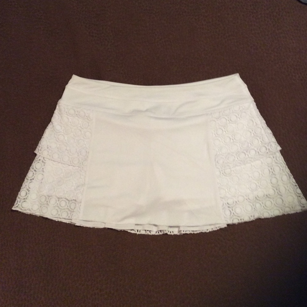 Cute White Tennis skirt